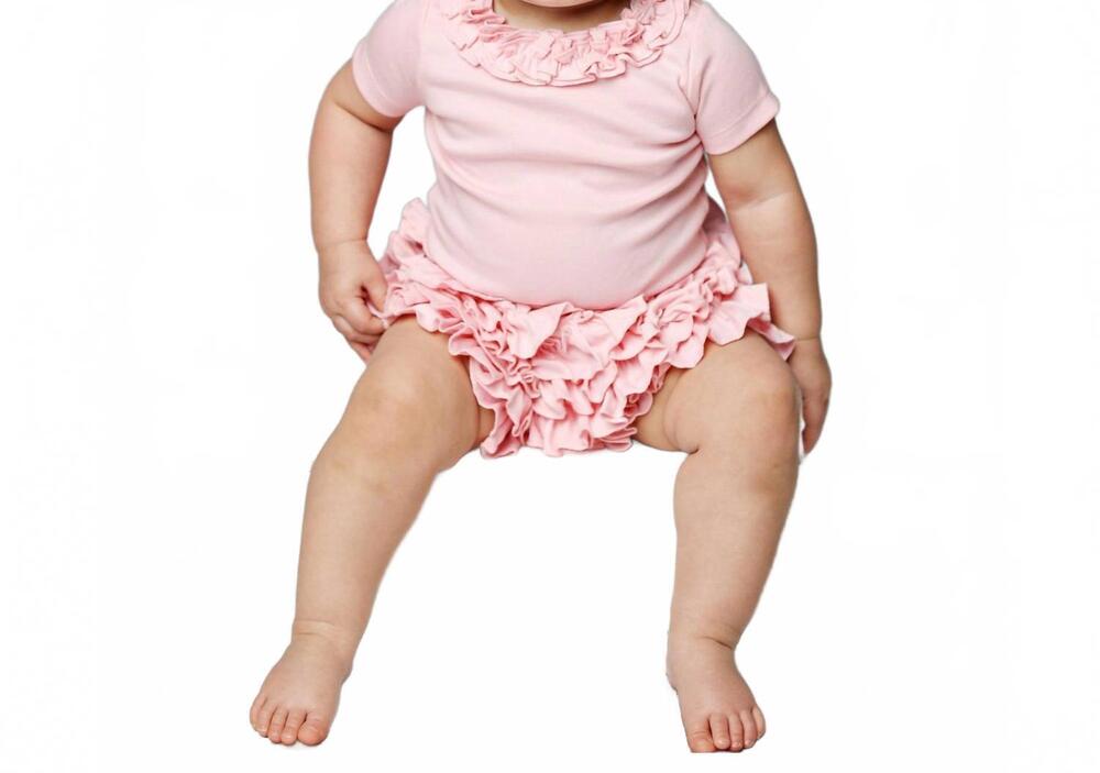 NEW LEMON LOVES LAYETTE baby girls' daisy onesie in pink